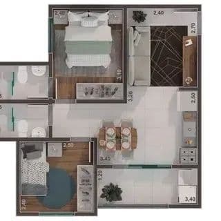 Apartamento em Jardim Espanha - Uberlândia